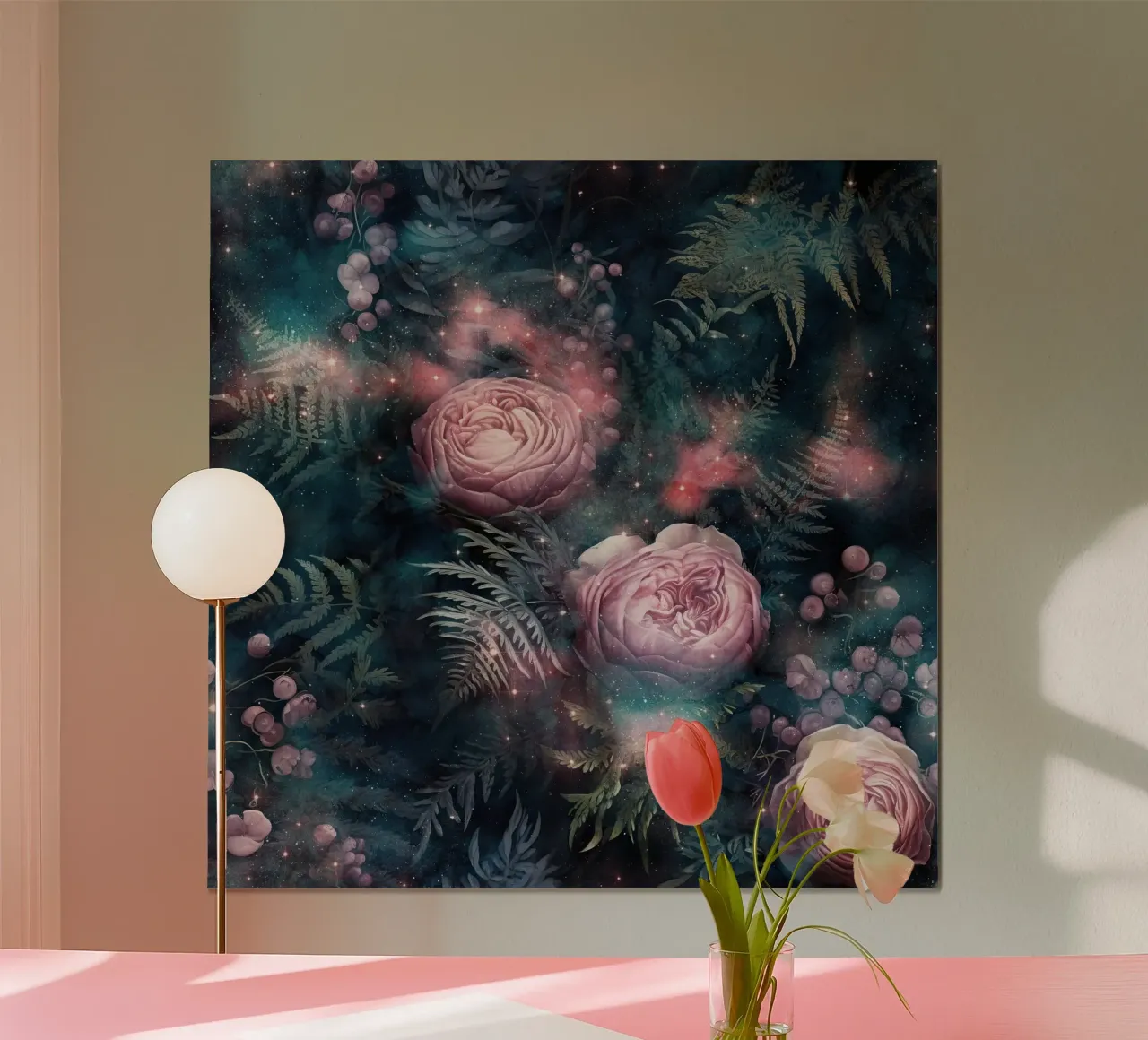 Immagine del bosco fantastico 6 poster con telaio in plastica da Yaso Design Boho & Botanic