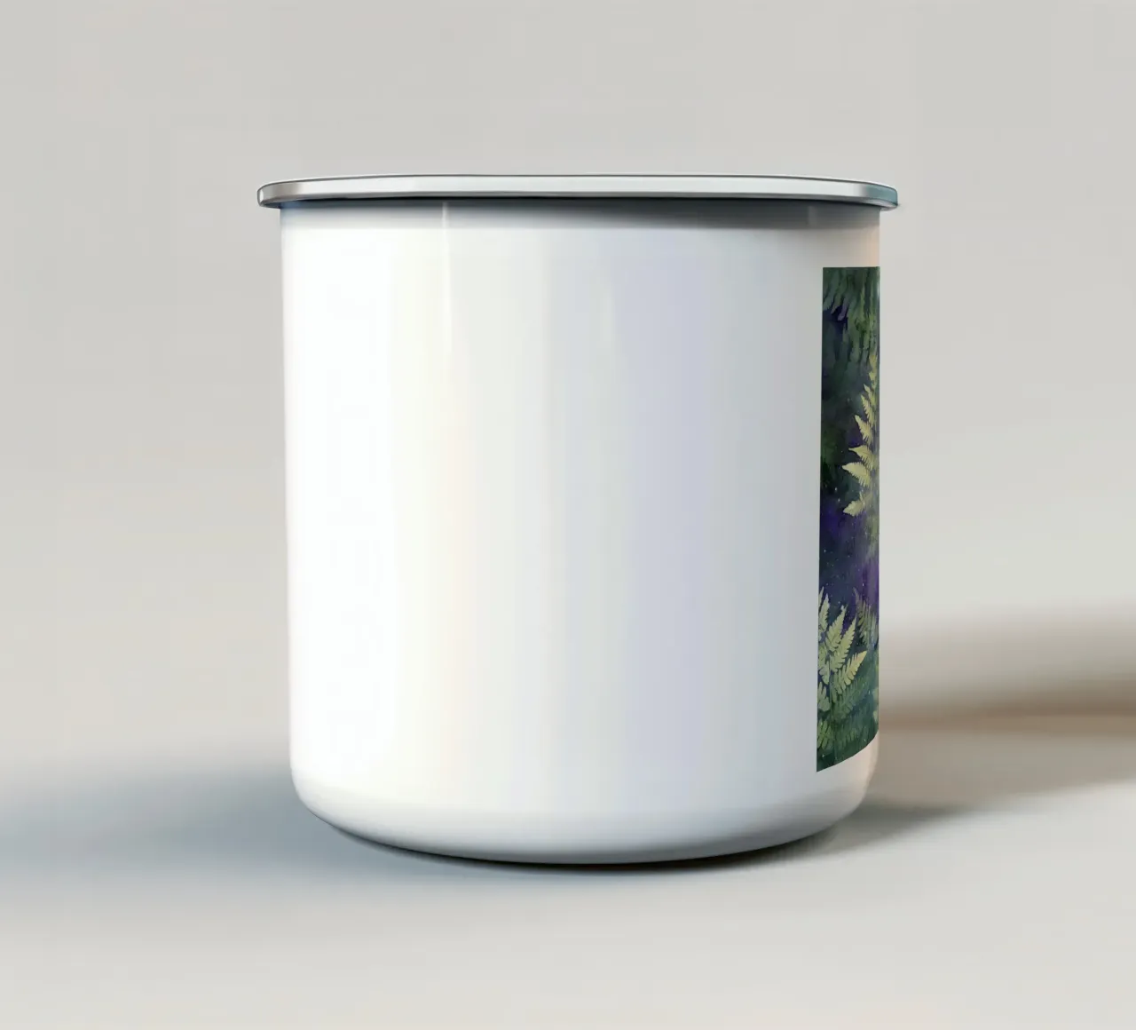 Immagine del bosco fantastico 8 tazza in smalto da Yaso Design Boho & Botanic