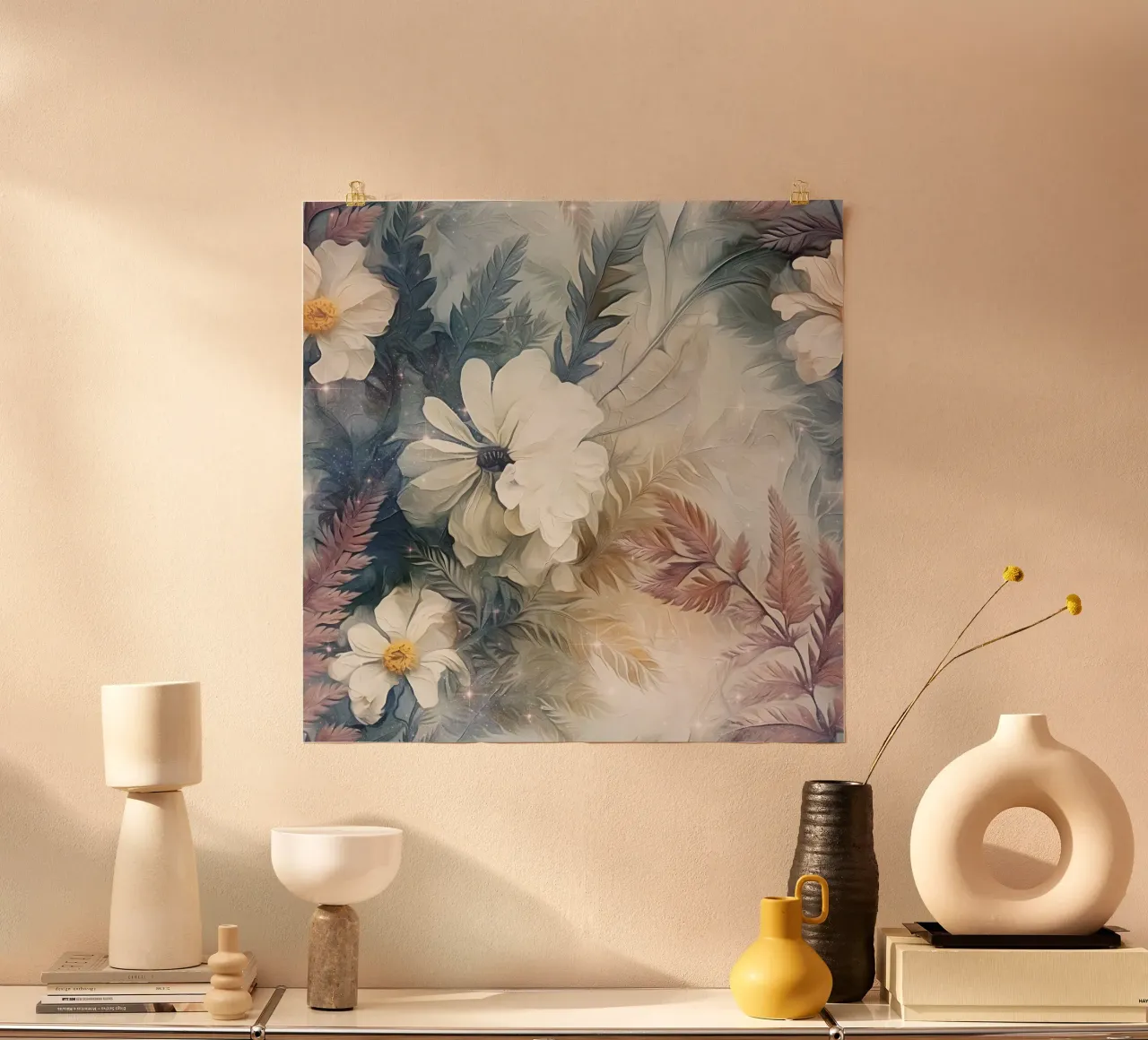 Immagine del bosco fantastico 13 poster con telaio in plastica da Yaso Design Boho & Botanic
