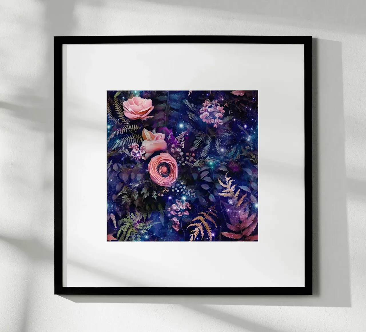 Immagine foresta fantastica 14 poster con telaio in plastica da Yaso Design Boho & Botanic