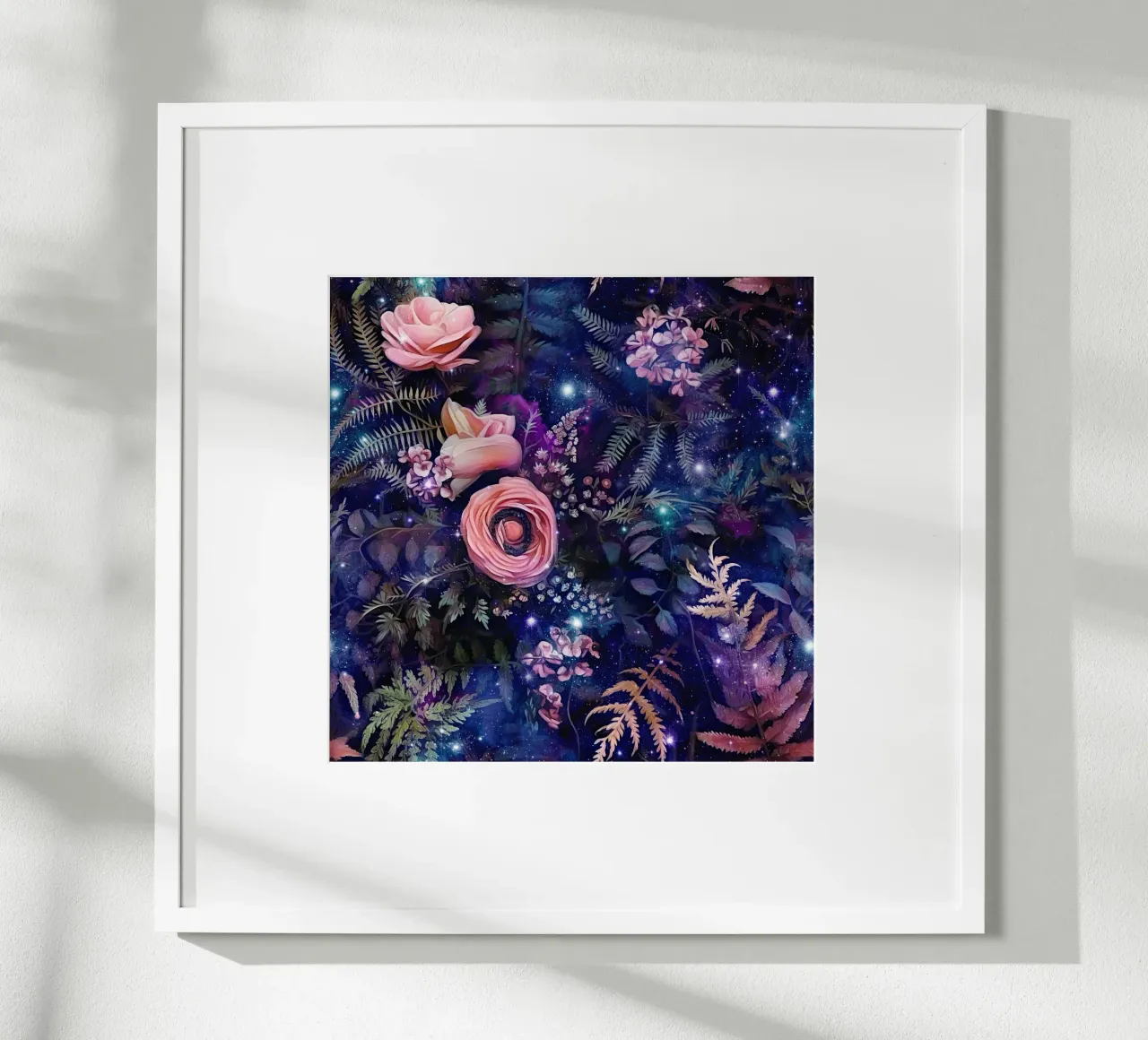 Immagine foresta fantastica 14 poster con telaio in plastica da Yaso Design Boho & Botanic