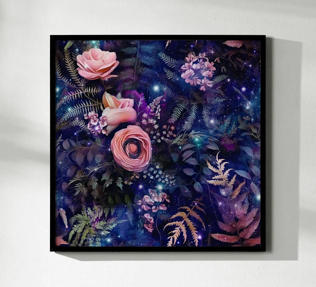 Immagine foresta fantastica 14 poster con telaio in plastica da Yaso Design Boho & Botanic