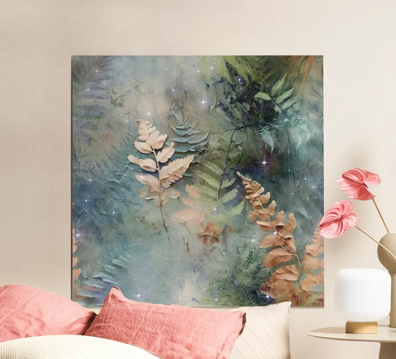 Immagine foresta fantastica 20 poster con telaio in plastica da Yaso Design Boho & Botanic
