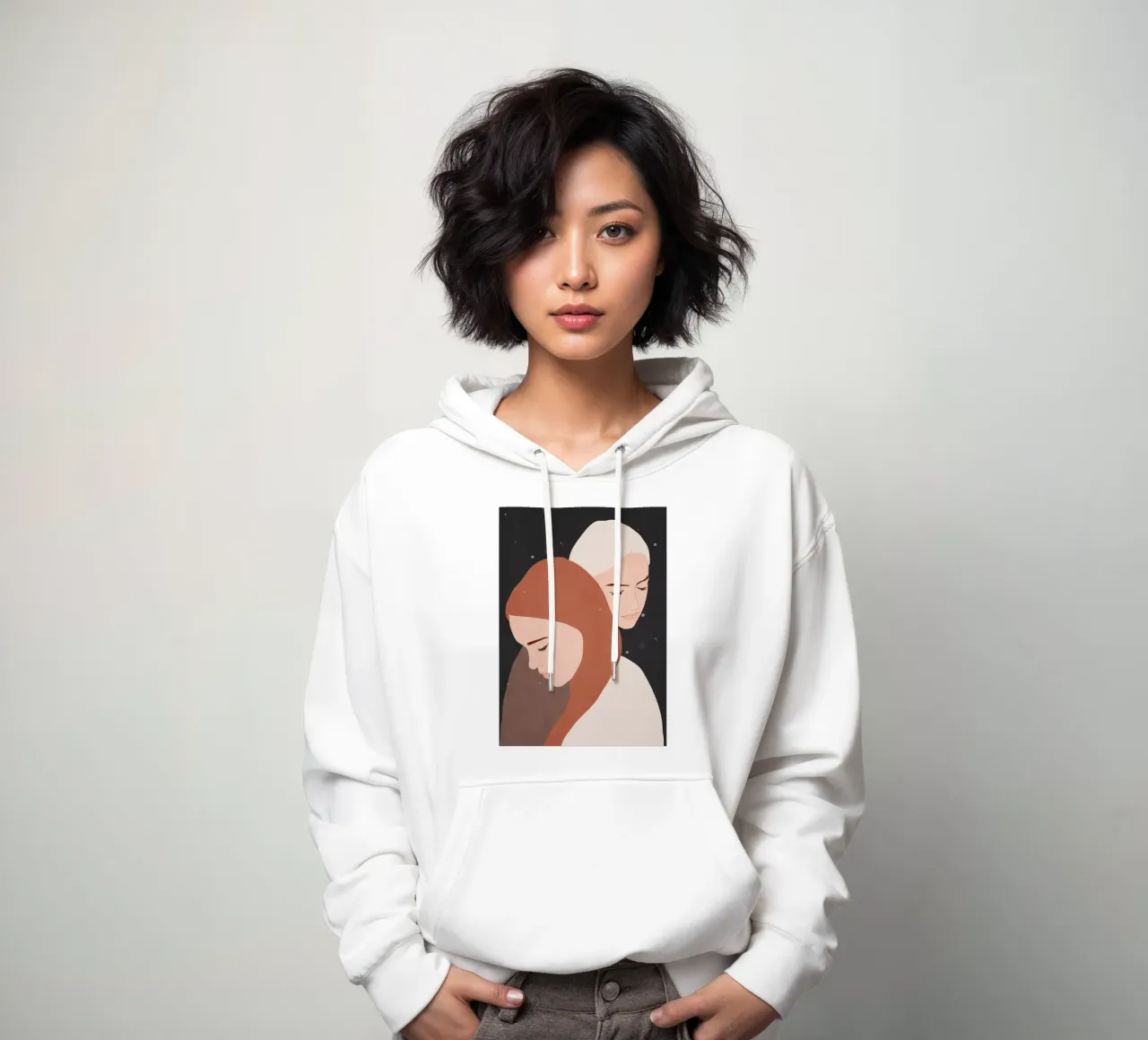 Ragazze 2a felpa con cappuccio da ThingDesign