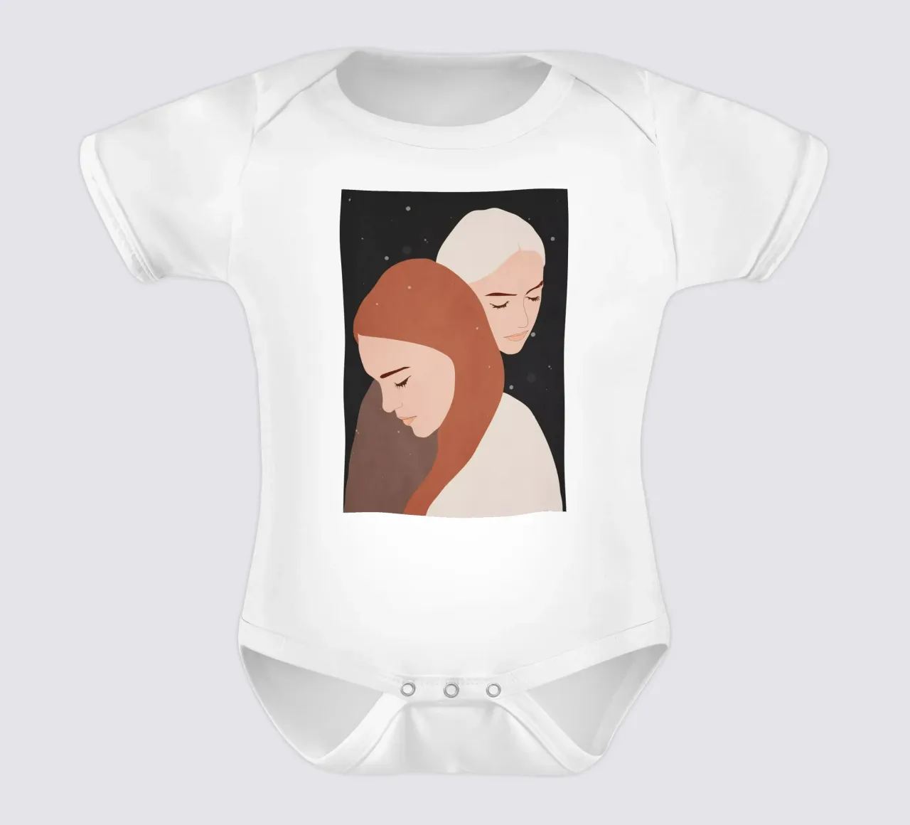 Ragazze 2a body neonato maniche corte da ThingDesign