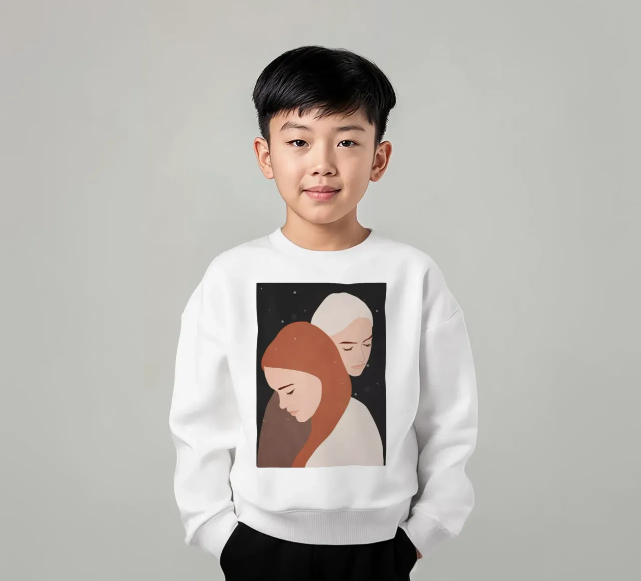 Ragazze 2a felpa bambino da ThingDesign