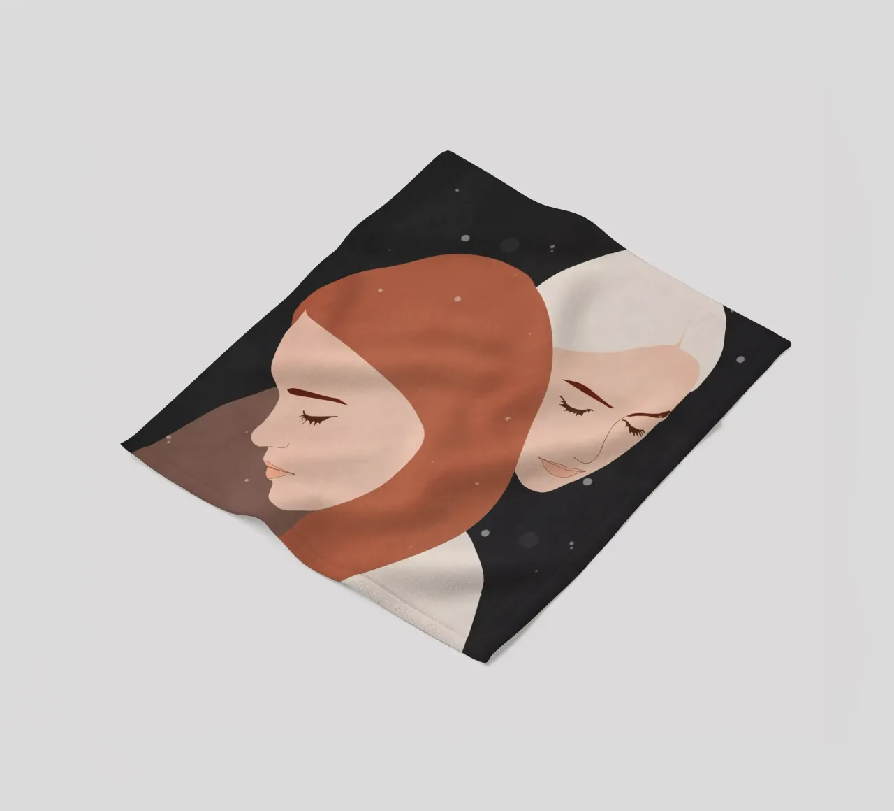 Mädchen 2a Fleecedecke von ThingDesign