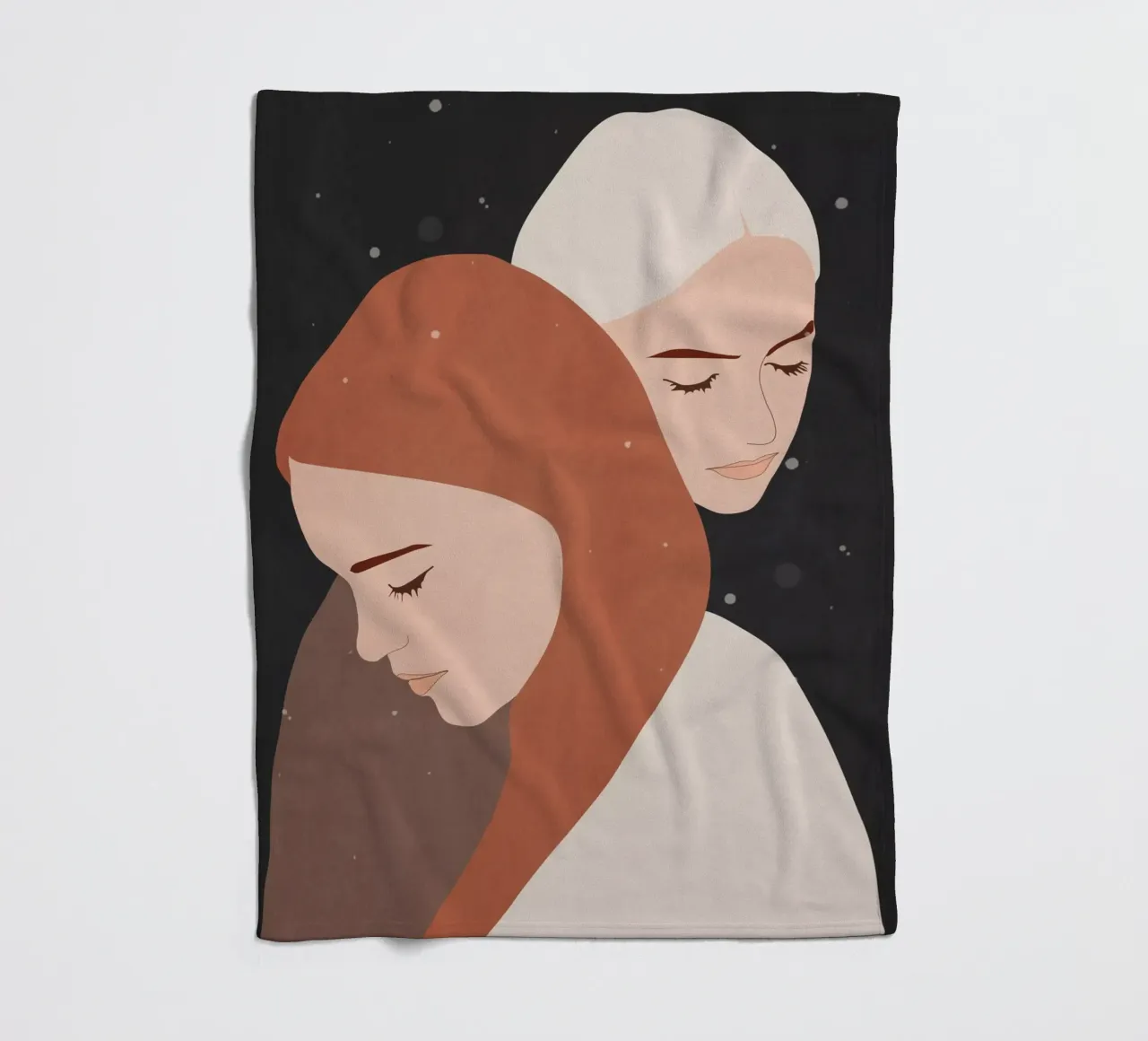 Mädchen 2a Fleecedecke von ThingDesign