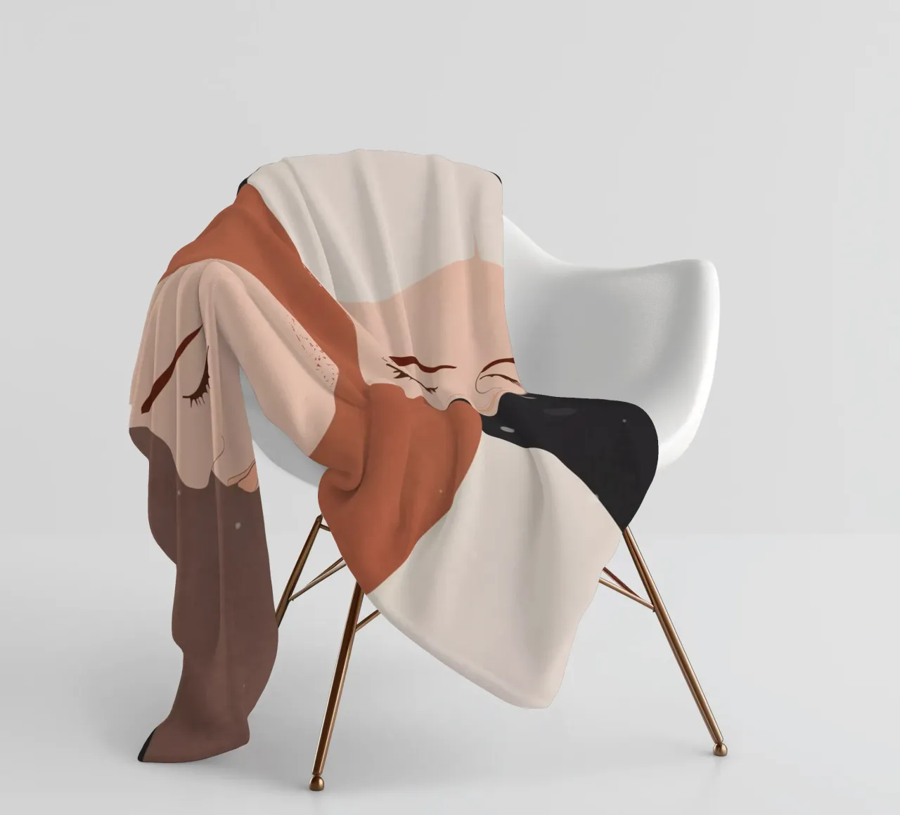 Mädchen 2a Fleecedecke von ThingDesign