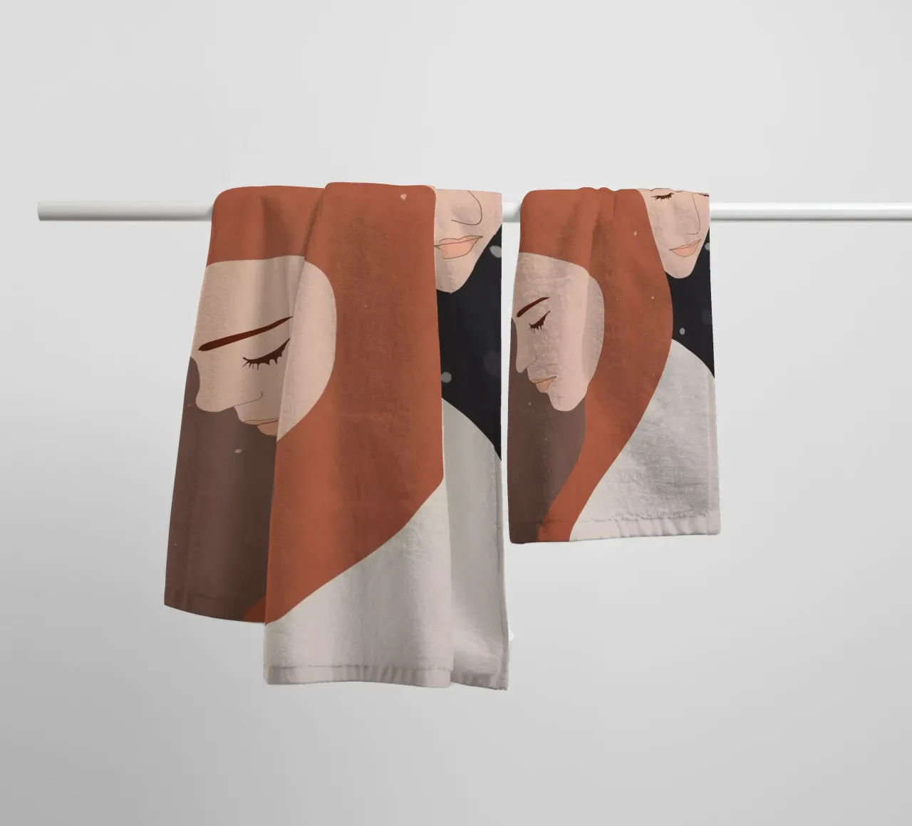 Ragazze 2a asciugamano da bagno da ThingDesign