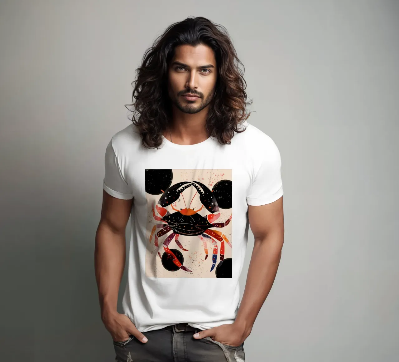 Granchio mistico II t-shirt da ArtsySesta