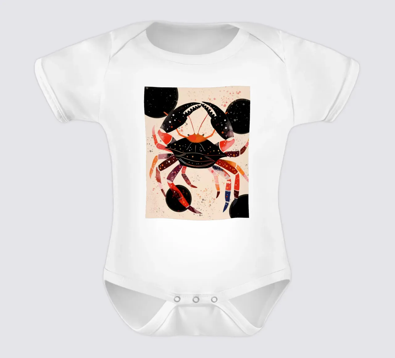 Granchio mistico II body neonato maniche corte da ArtsySesta