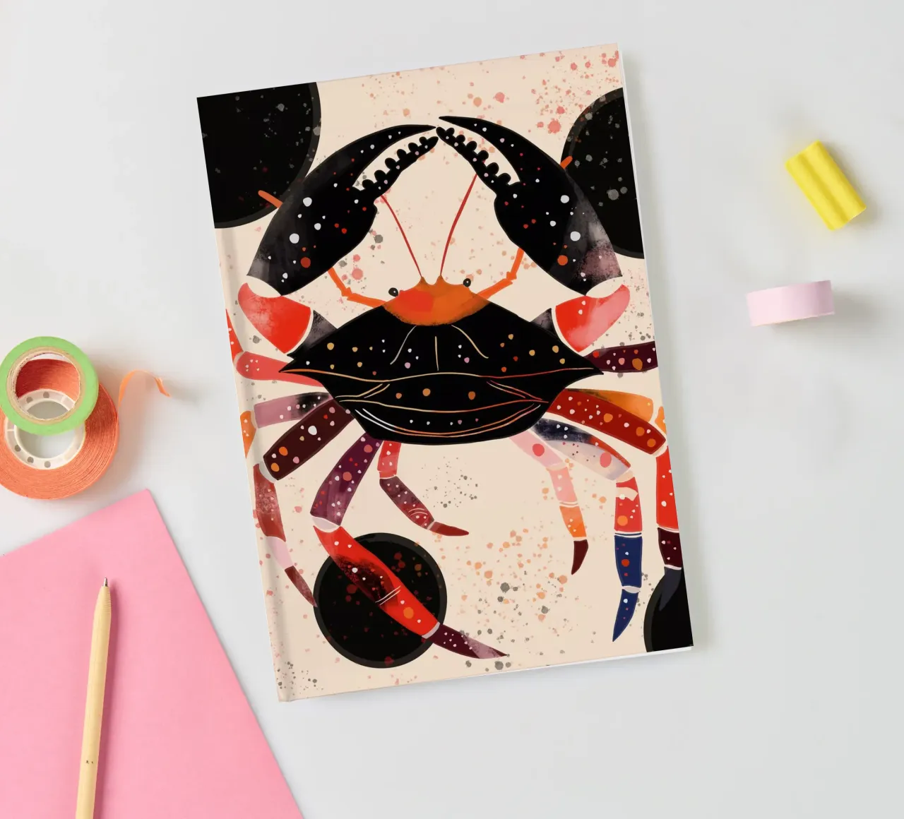 Mystical Crab II notebook by ArtsySesta