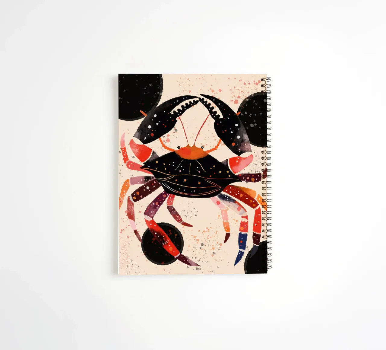 Mystical Crab II spiral notebook by ArtsySesta