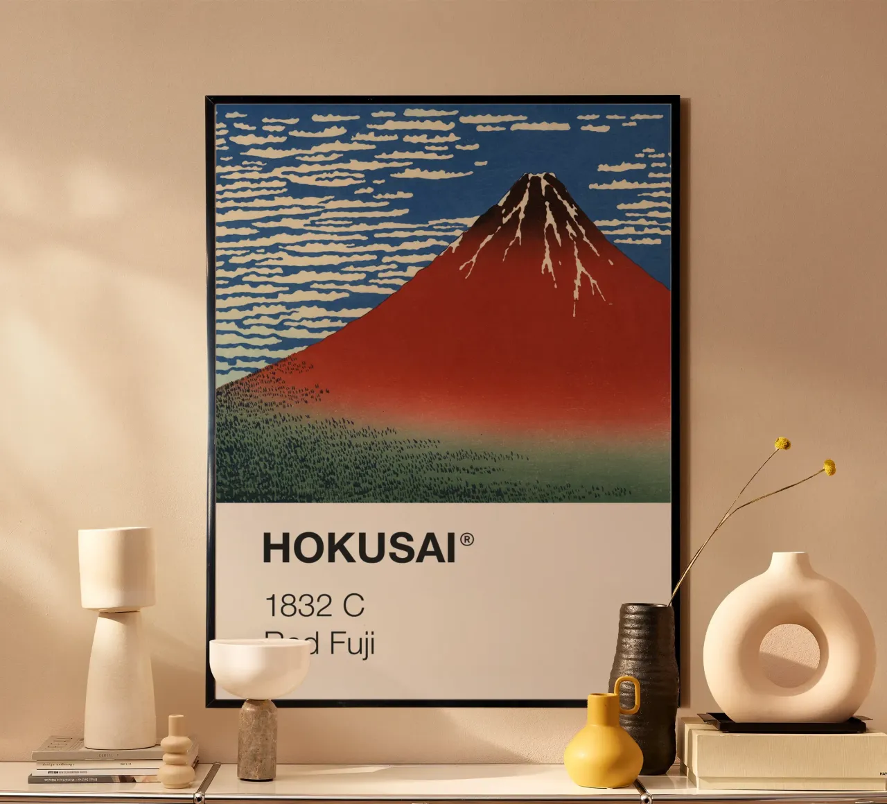 Pantone Hokusai poster da Vintagrafica