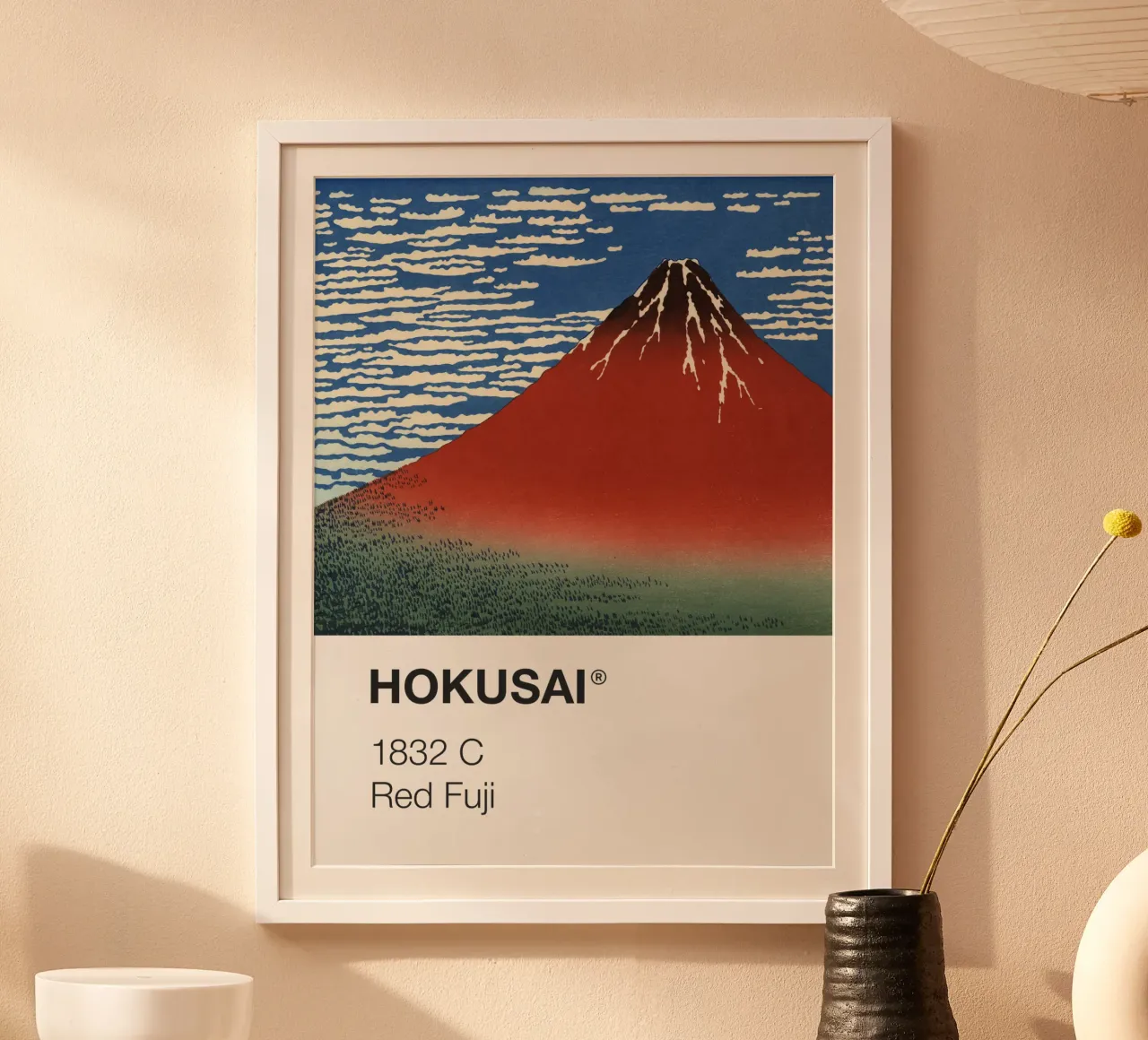 Pantone Hokusai poster da Vintagrafica
