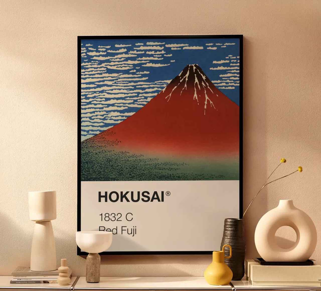 Pantone Hokusai poster da Vintagrafica