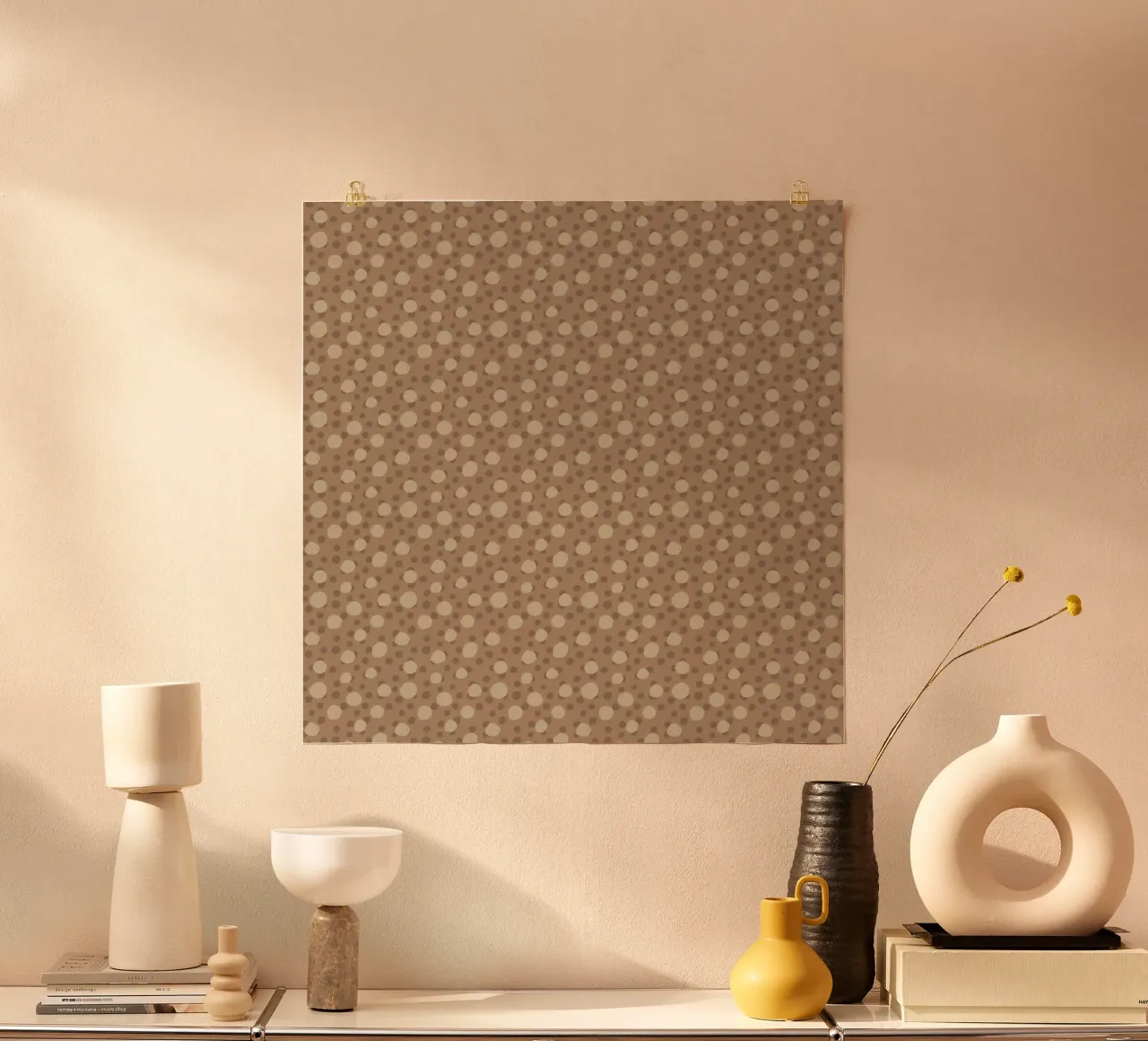 Modello animale 1 poster con telaio in legno da Yaso Design Animal