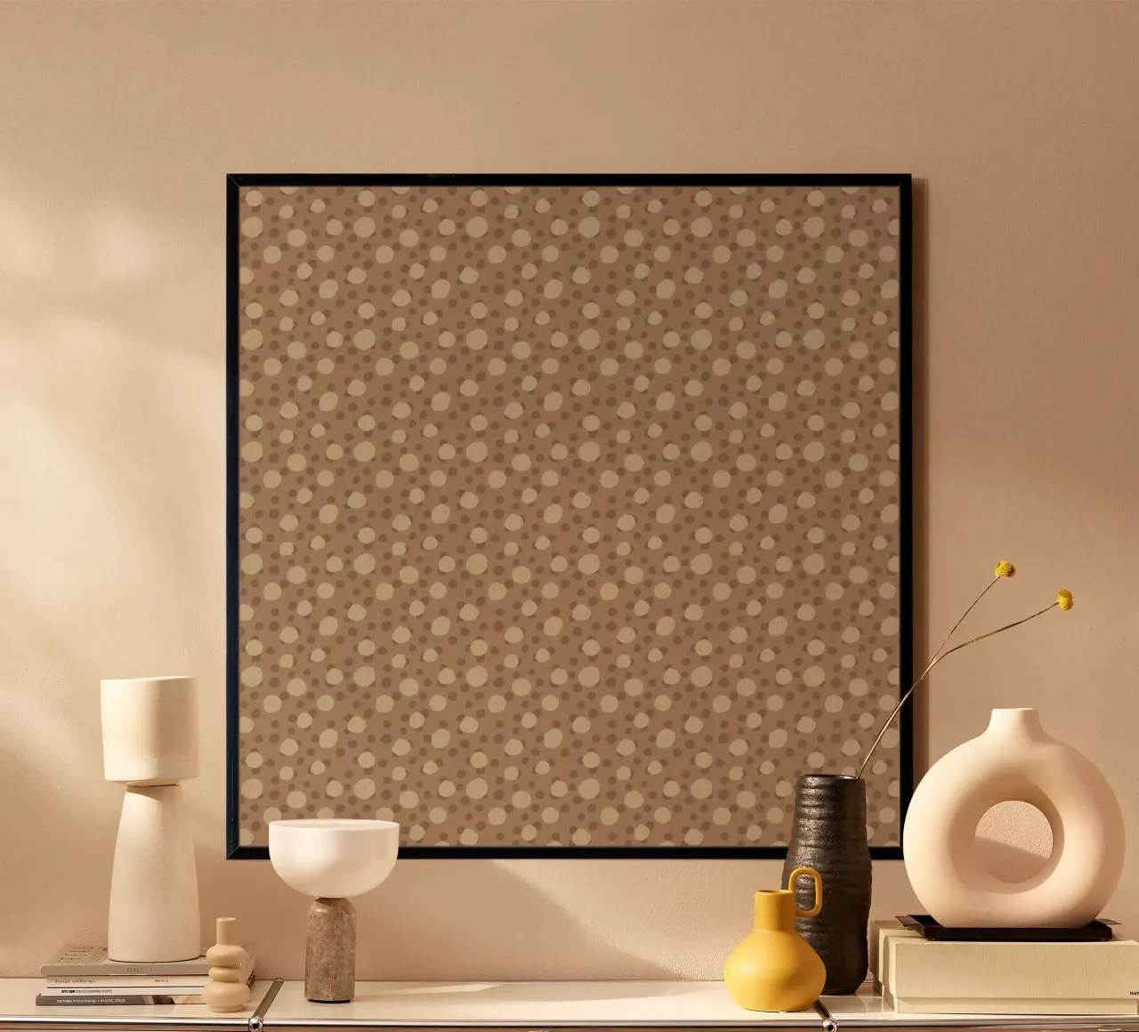 Modello animale 1 poster con telaio in legno da Yaso Design Animal