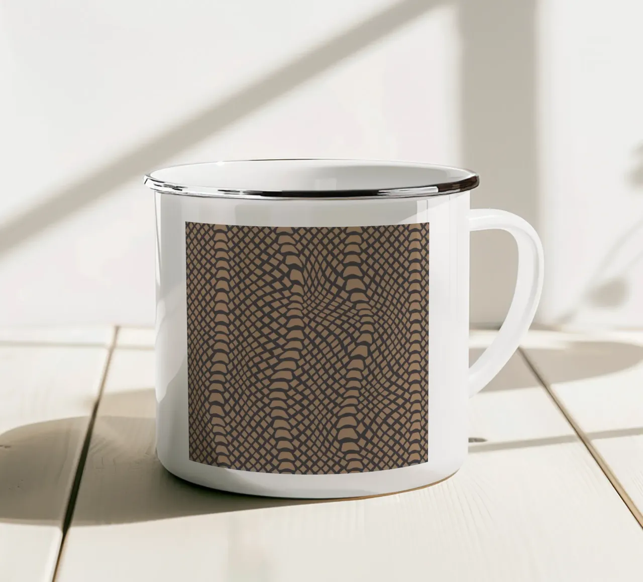 Animal Pattern 2 tazza in smalto da Yaso Design Animal
