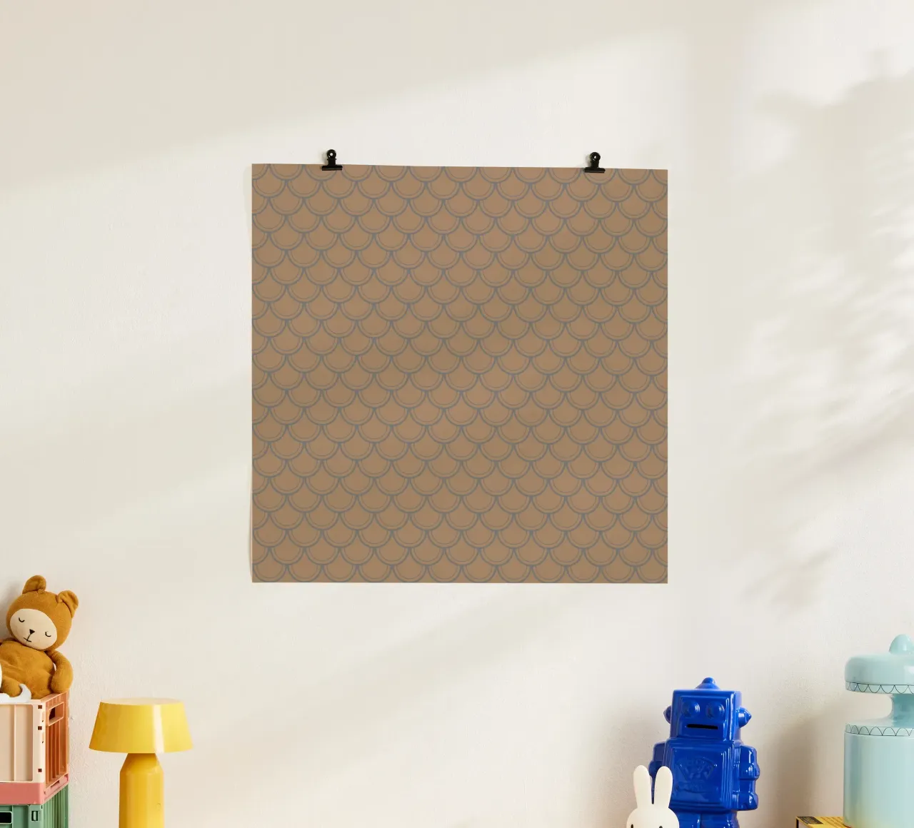 Modello animale 4 poster con telaio in alluminio da Yaso Design Animal