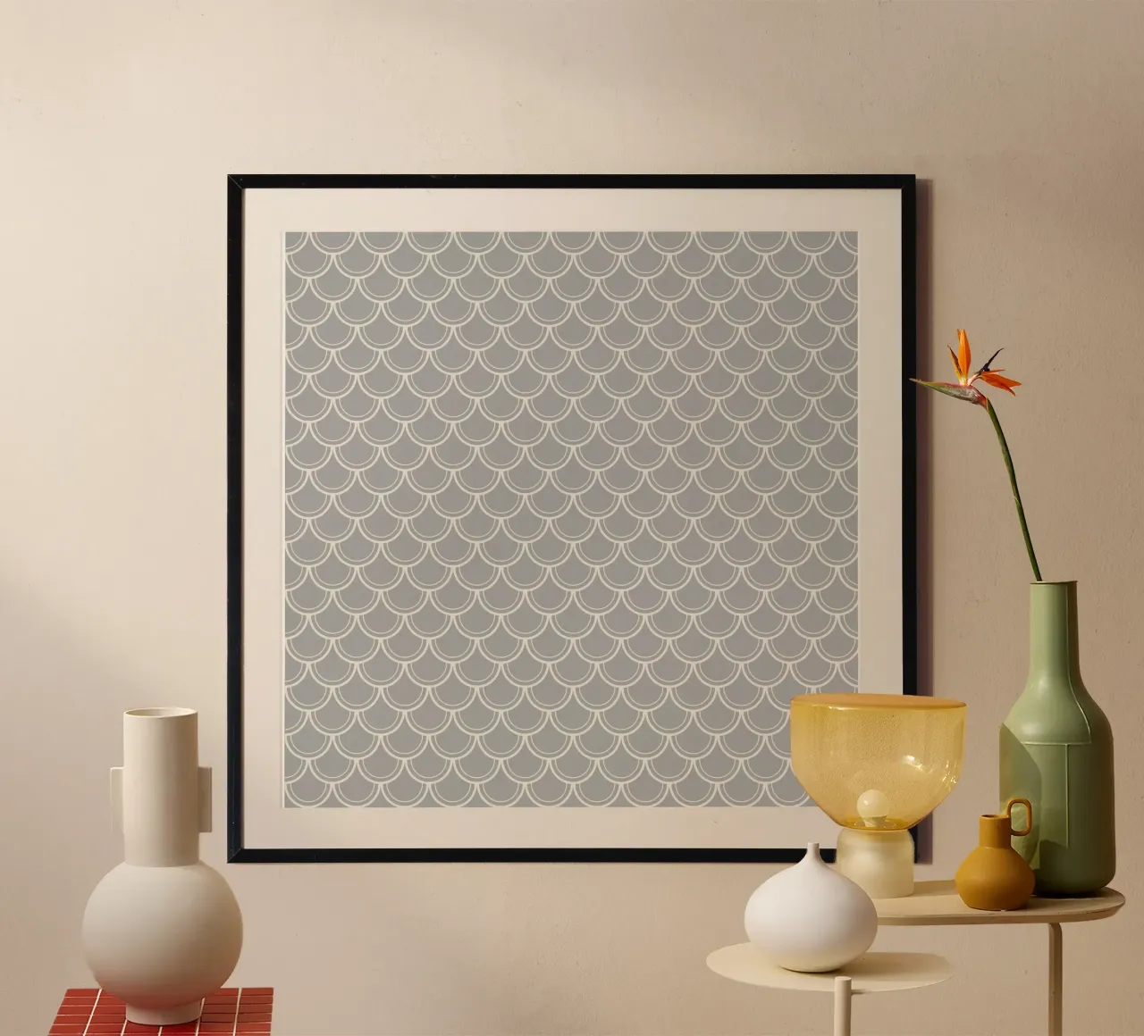 Modello animale 5 poster con telaio in plastica da Yaso Design Animal
