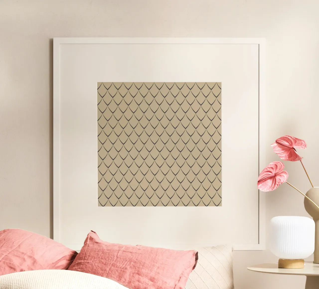 Modello animale 6 poster con telaio in legno da Yaso Design Animal