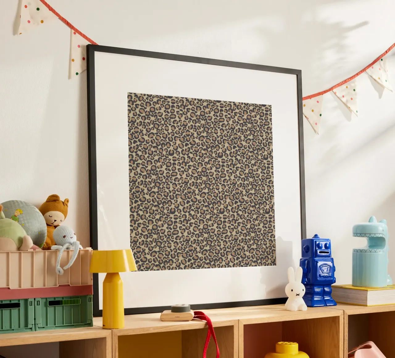 Modello animale 7 poster con telaio in alluminio da Yaso Design Animal