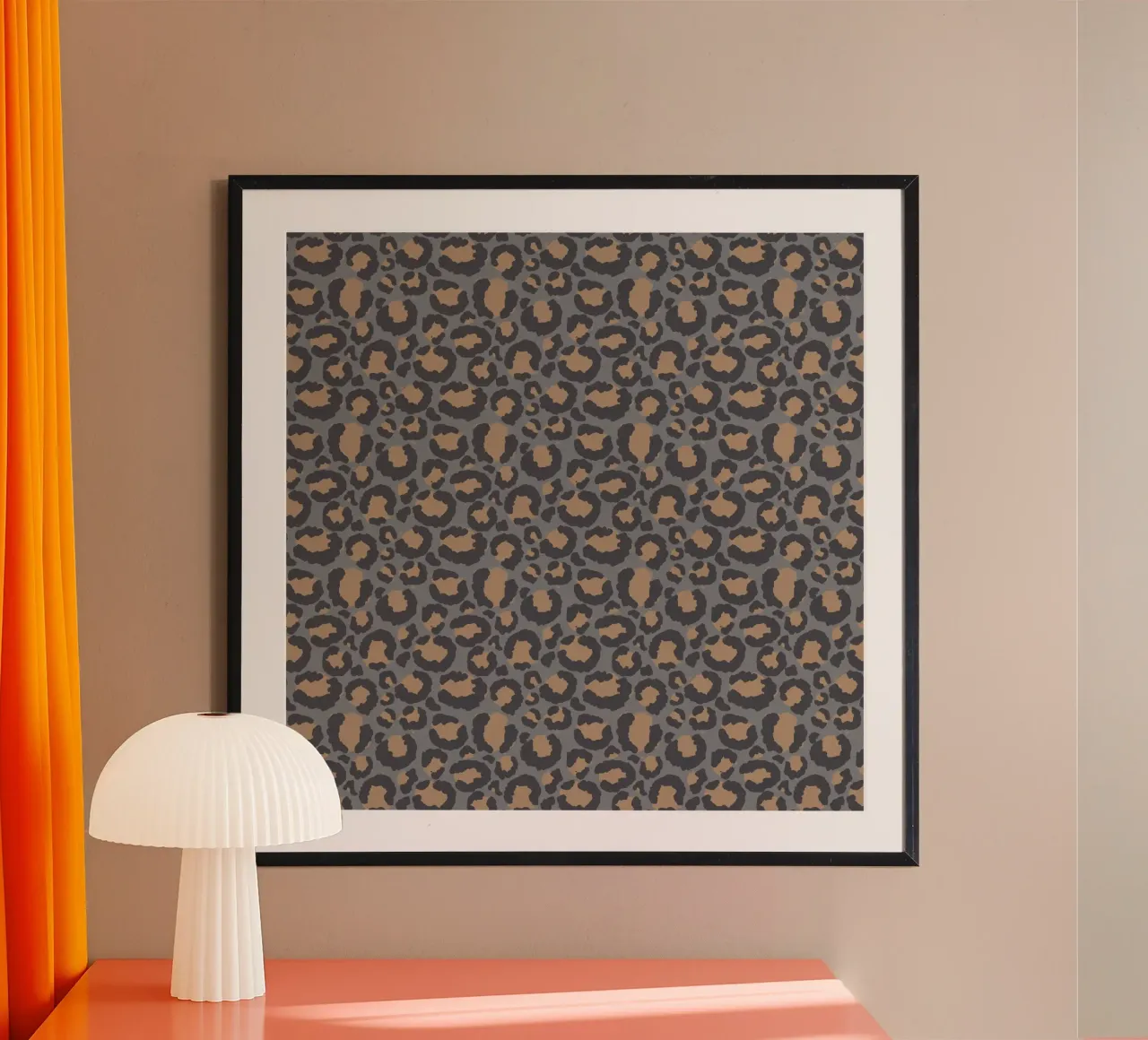 Modello animale 8 poster con telaio in alluminio da Yaso Design Animal