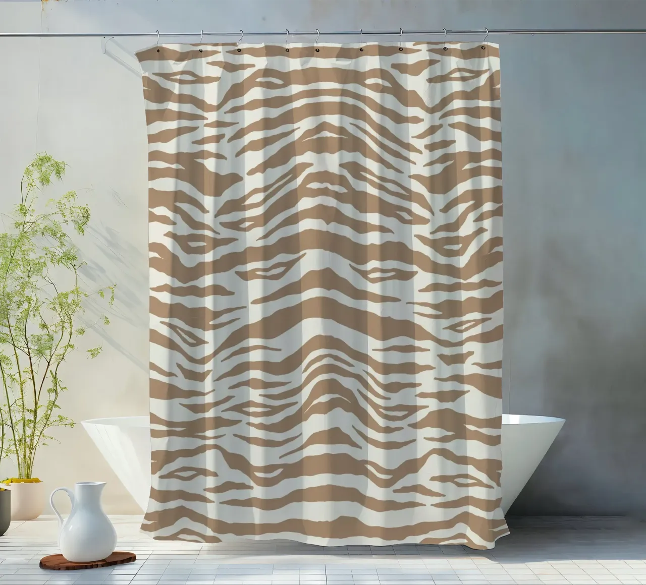 Modello animale 10 tenda da doccia da Yaso Design Animal