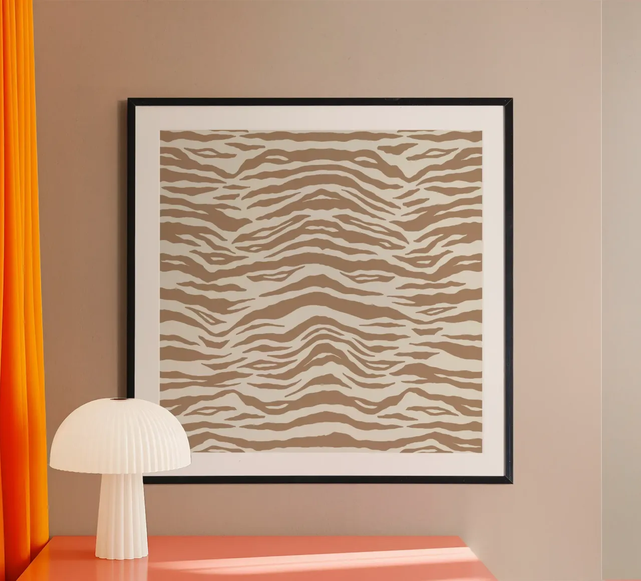 Modello animale 10 poster con telaio in legno da Yaso Design Animal