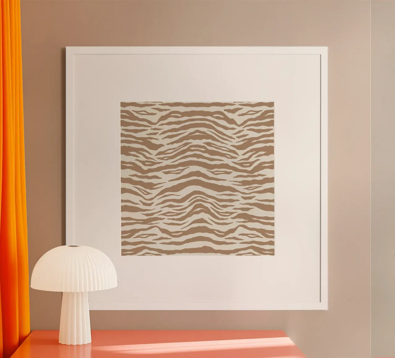 Modello animale 10 poster con telaio in legno da Yaso Design Animal