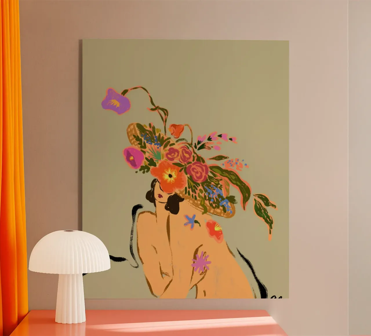 Bloooming Headpiece plexiglass da Arty Guava