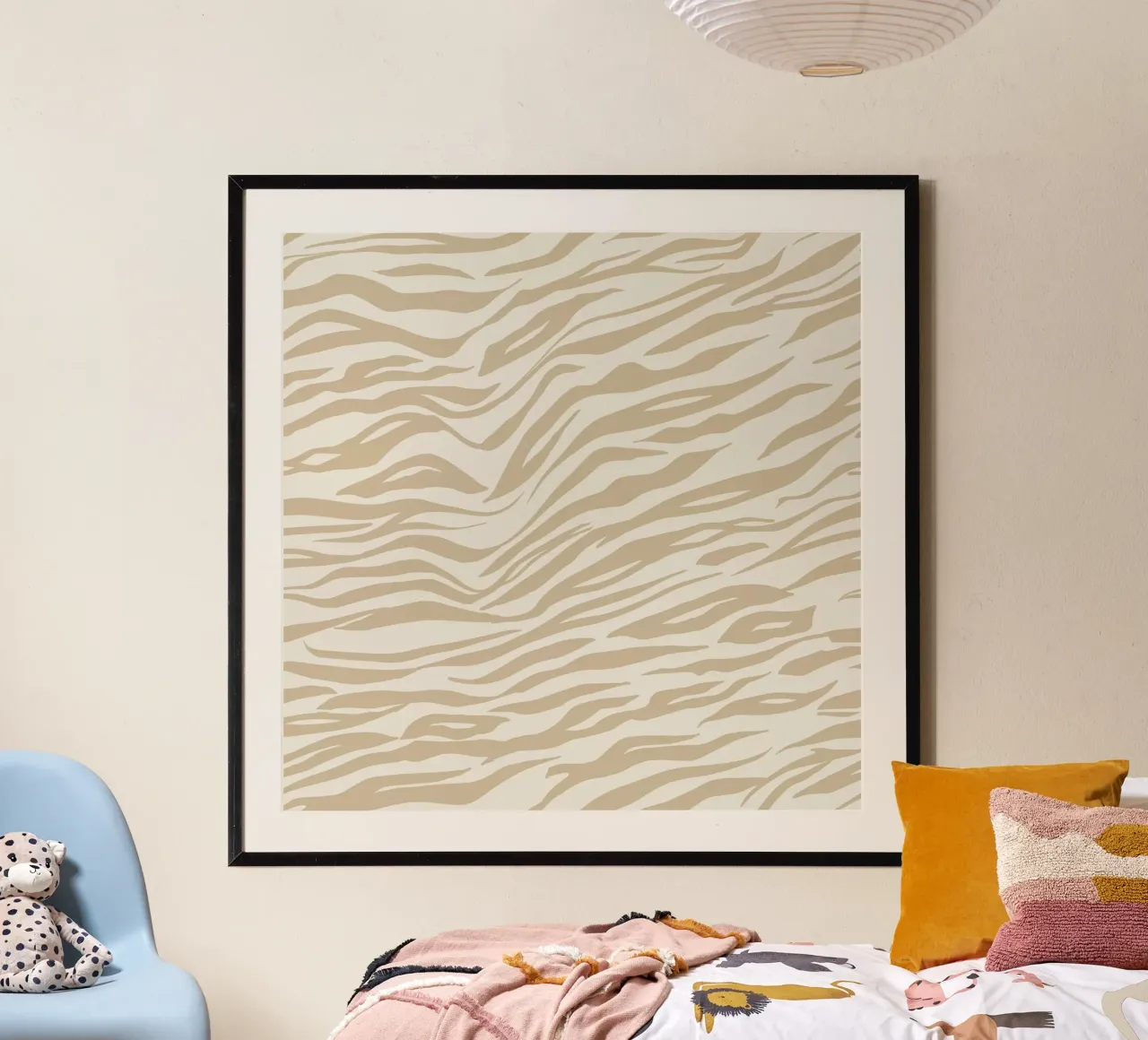 Modello animale 11 poster con telaio in legno da Yaso Design Animal