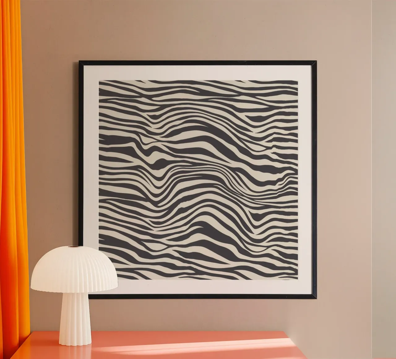Modello animale 12 poster con telaio in legno da Yaso Design Animal