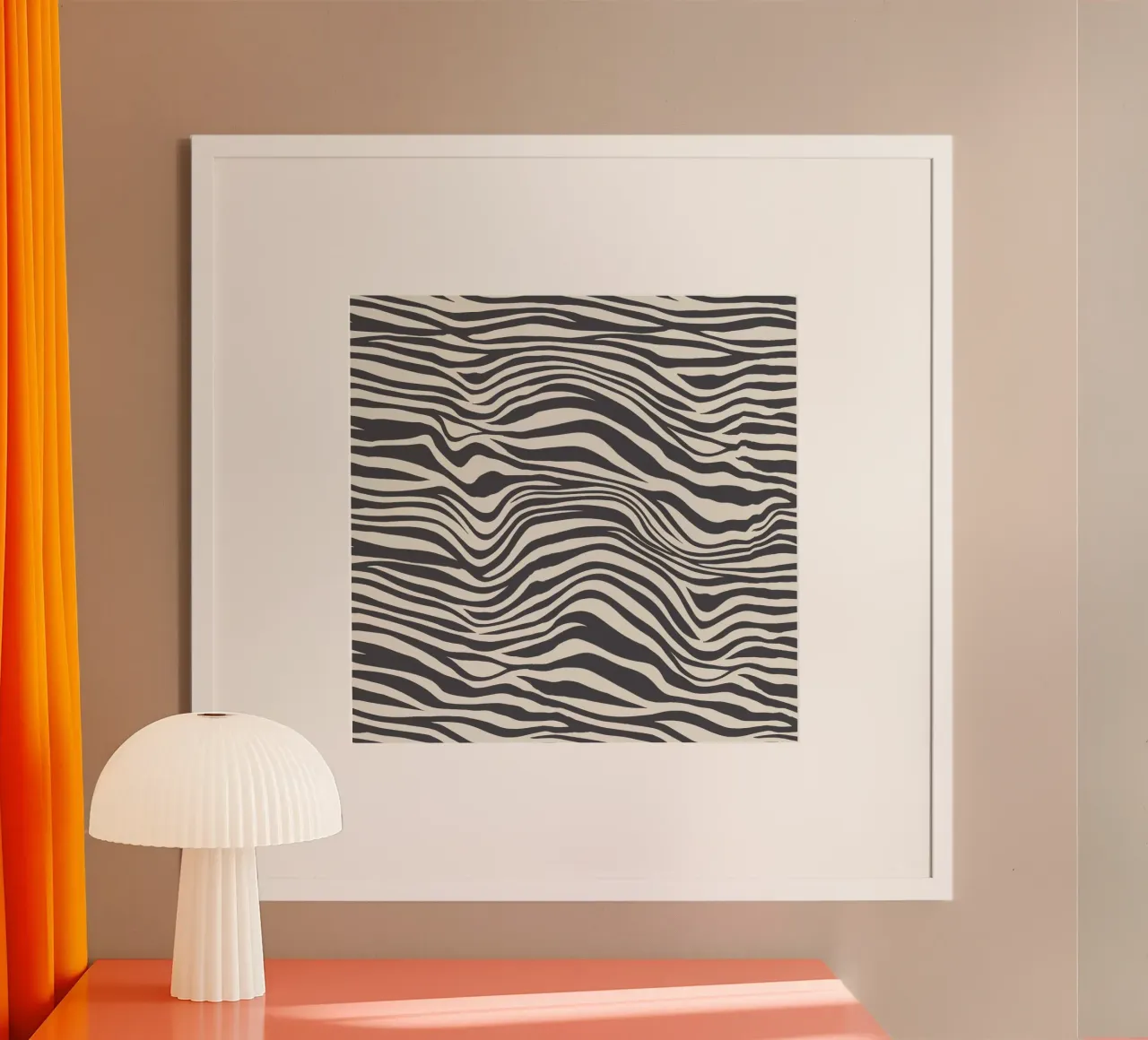 Modello animale 12 poster con telaio in legno da Yaso Design Animal