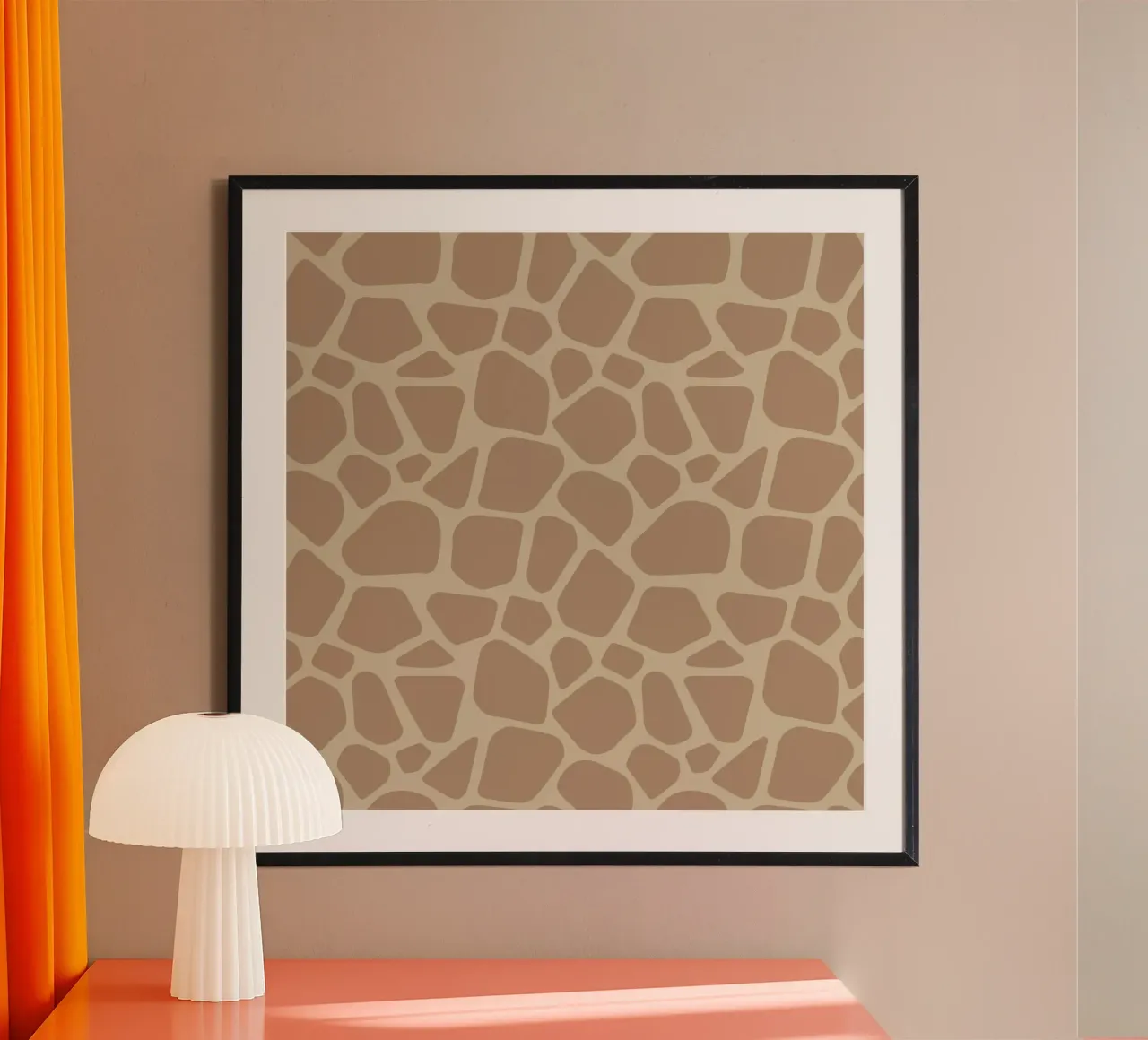 Modello animale 13 poster con telaio in alluminio da Yaso Design Animal
