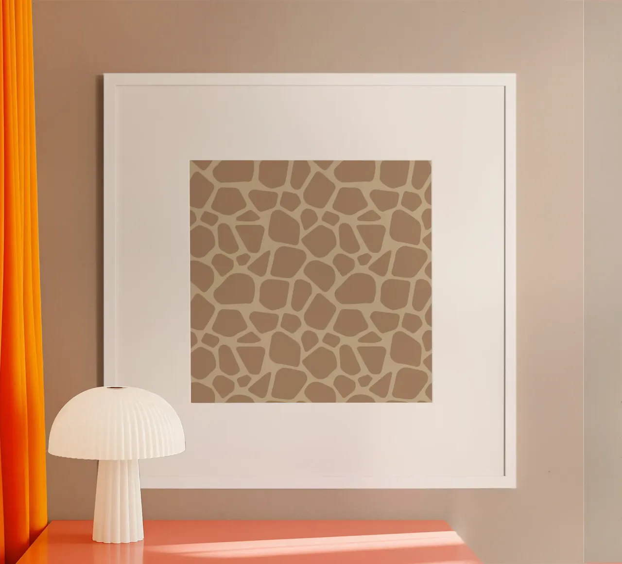 Modello animale 13 poster con telaio in alluminio da Yaso Design Animal