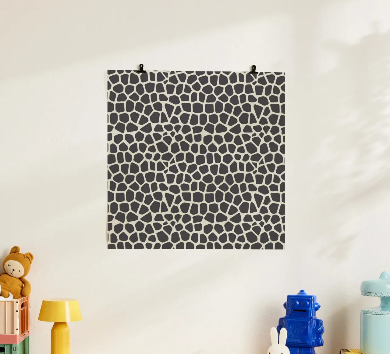 Modello animale 14 poster con telaio in plastica da Yaso Design Animal