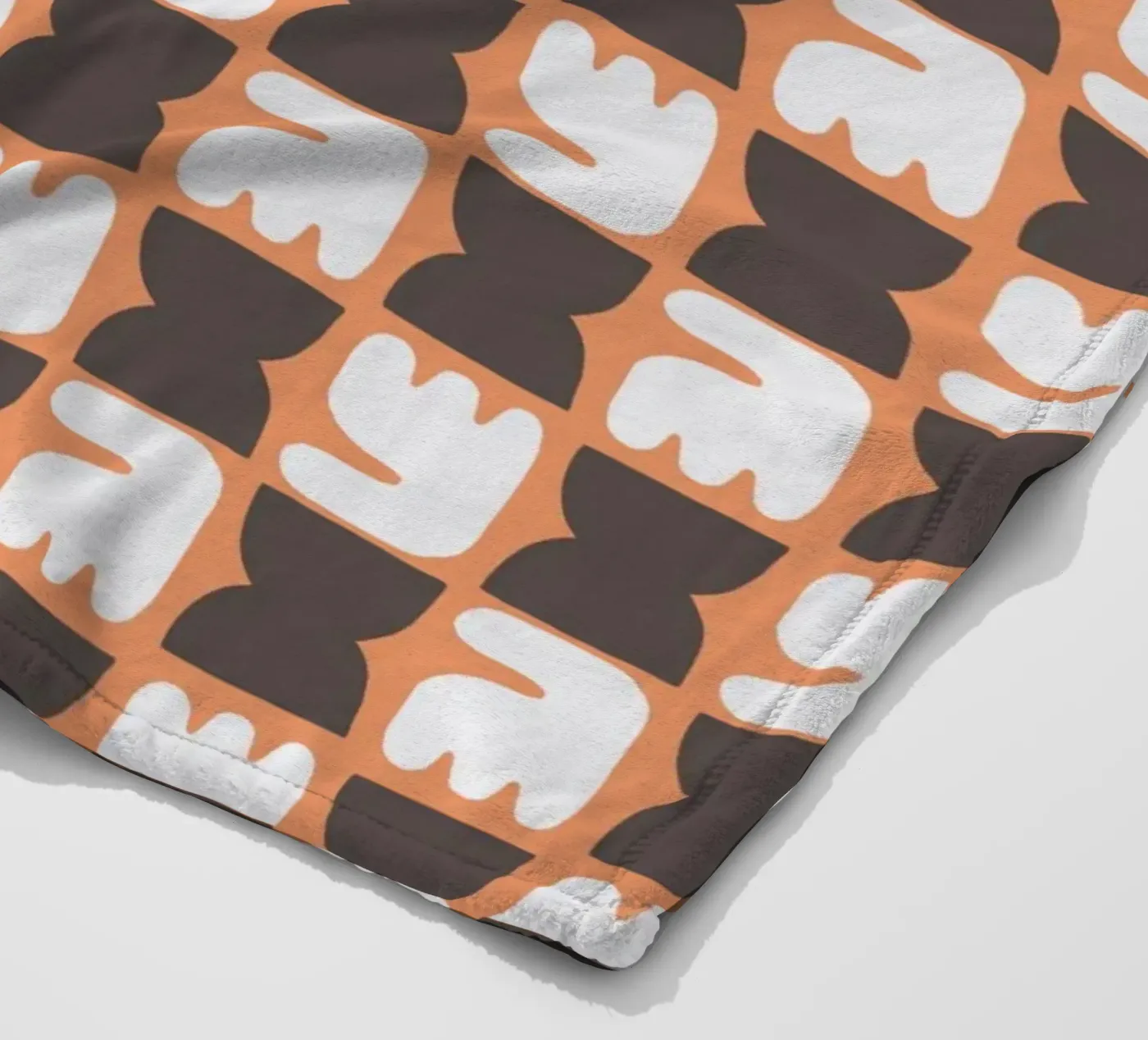 Sich wiederholendes Muster 26 Fleecedecke von Little Dean