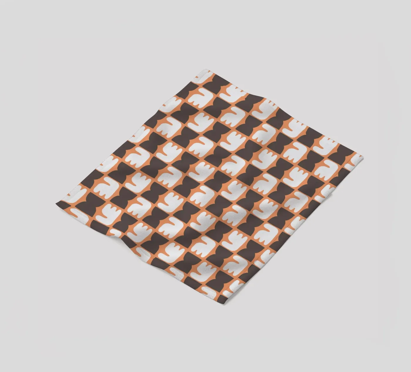 Sich wiederholendes Muster 26 Fleecedecke von Little Dean