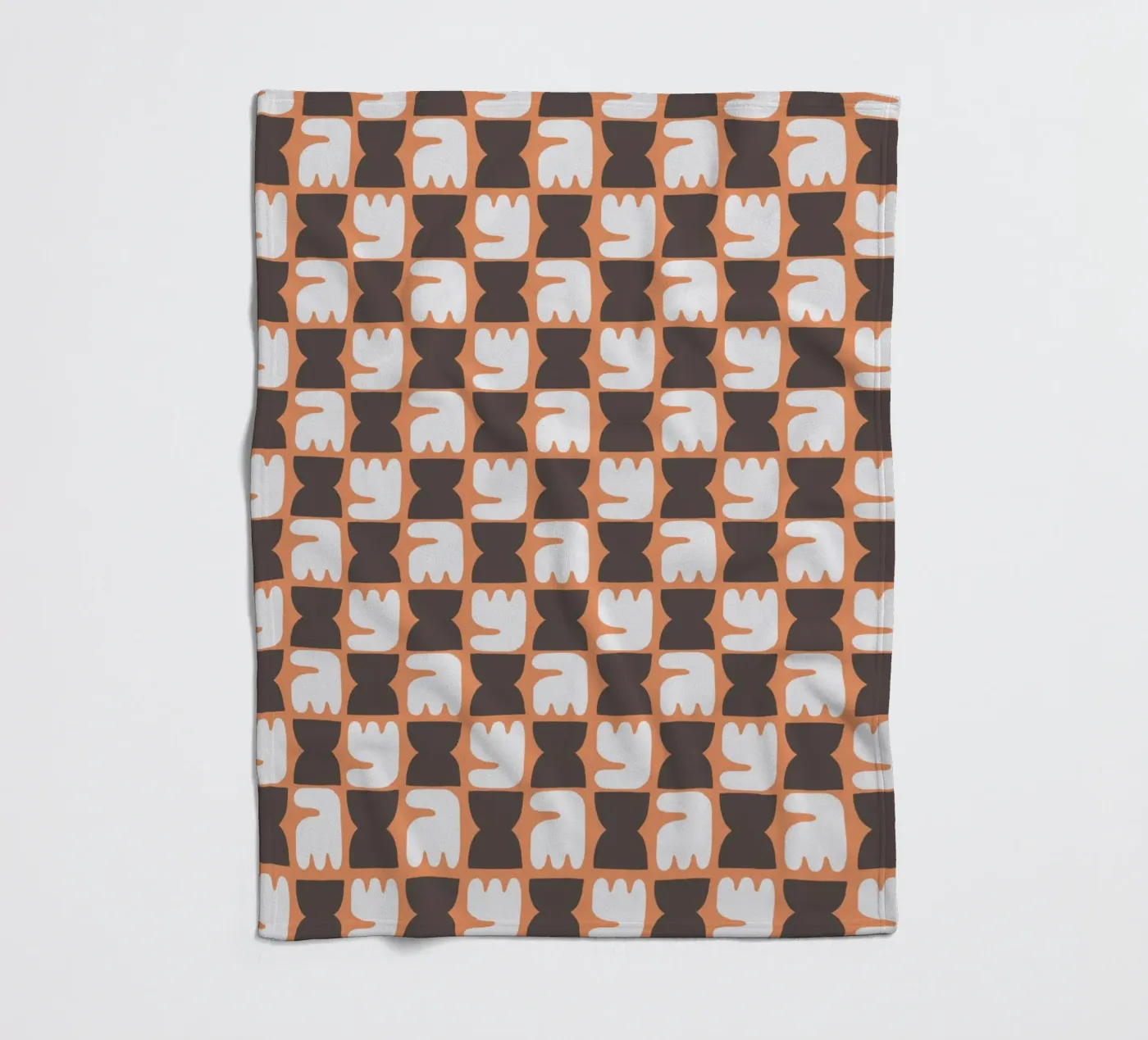Repetitive pattern 26 fleece blanket by Little Dean