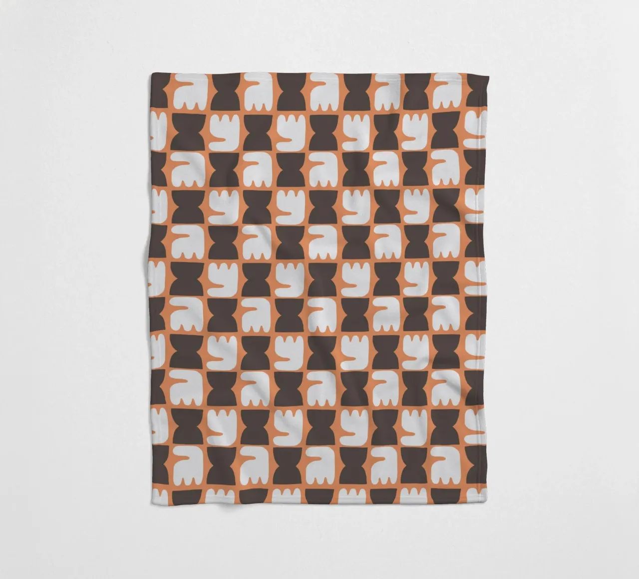 Repetitive pattern 26 fleece blanket by Little Dean