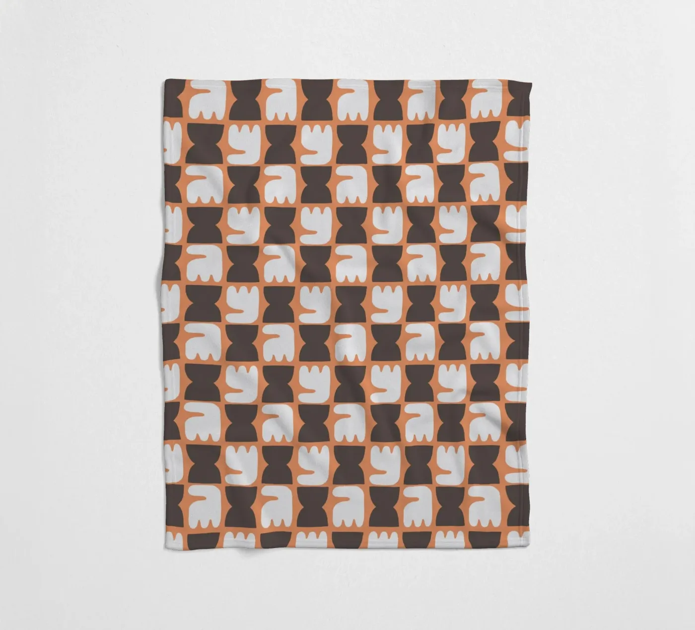 Sich wiederholendes Muster 26 Fleecedecke von Little Dean