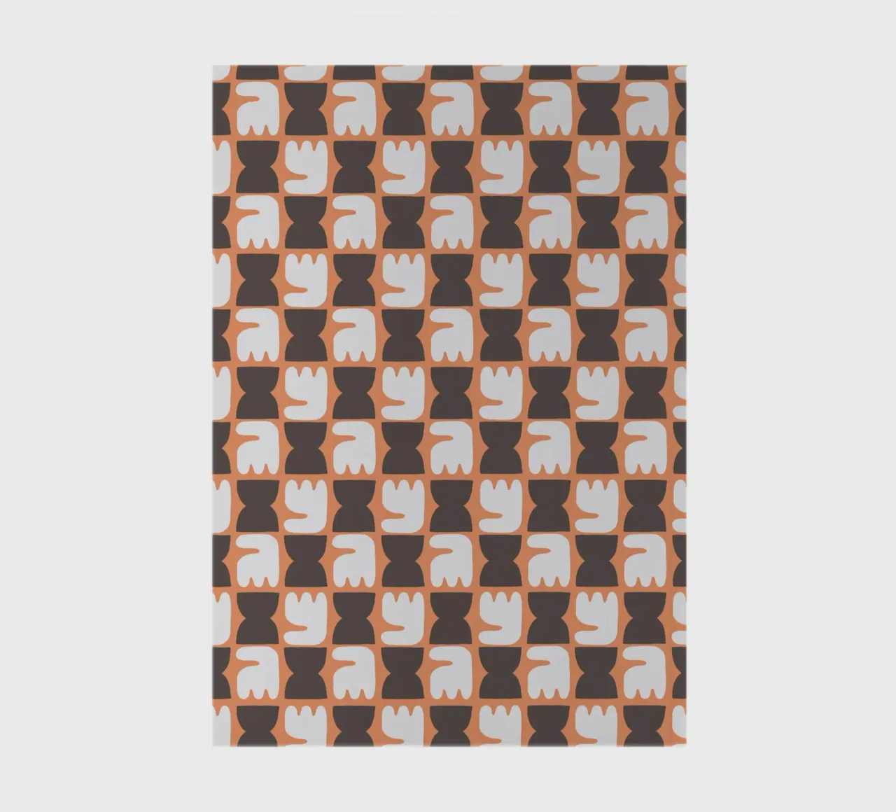 Repetitive pattern 26 notebook by Little Dean