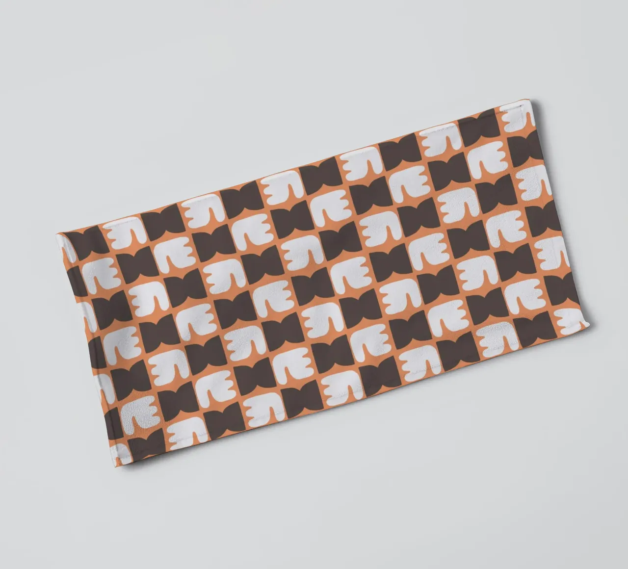 Repetitive pattern 26 towel by Little Dean