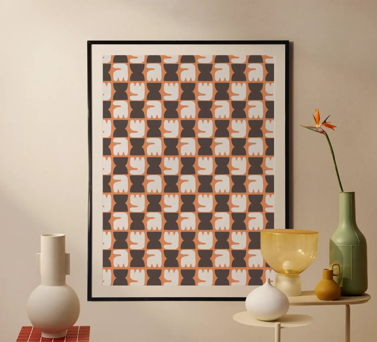 Repetitive pattern 26 poster by Little Dean