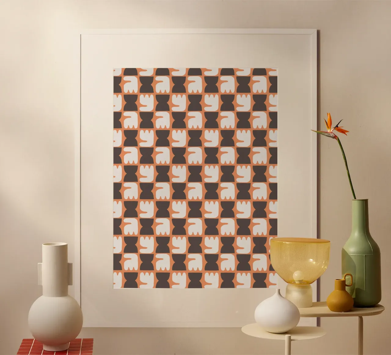 Repetitive pattern 26 poster by Little Dean