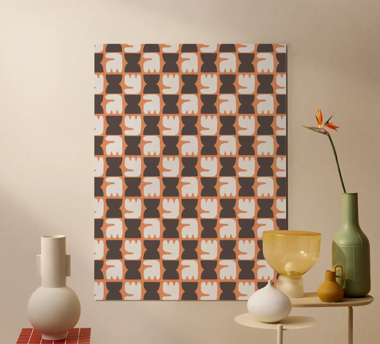 Repetitive pattern 26 poster by Little Dean