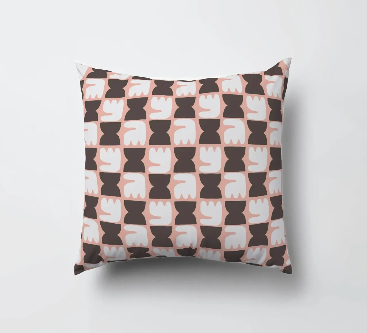 Repetitive pattern 27 decorative cushion by Little Dean